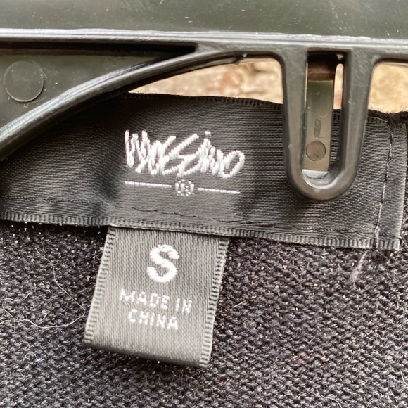 Black 00s Ruffle Mossimo Shrug Sweater Jacket - Picture 6 of 6